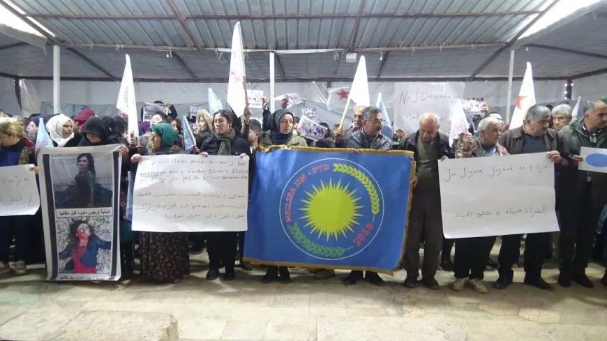 Li Şehbayê cezayê darvekirinê li dijî jinên Efrînê hate şermezarkirin