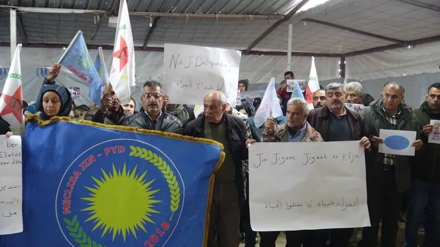 Li Şehbayê cezayê darvekirinê li dijî jinên Efrînê hate şermezarkirin