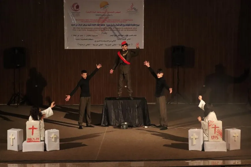 Ermenên Hesekê çalakiyek li dar xist