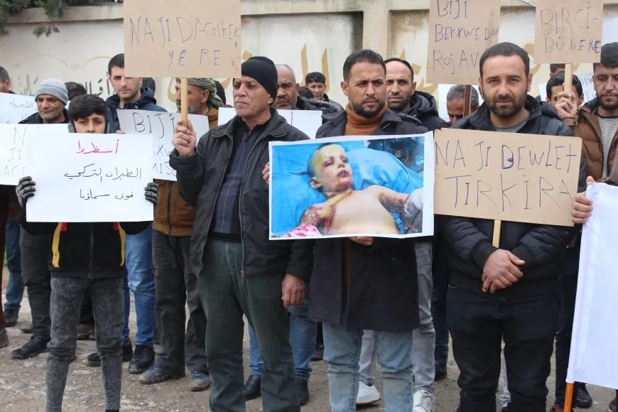 Şêniyê kantona Cizîrê êrişên dewleta Tirk şermezar kirin