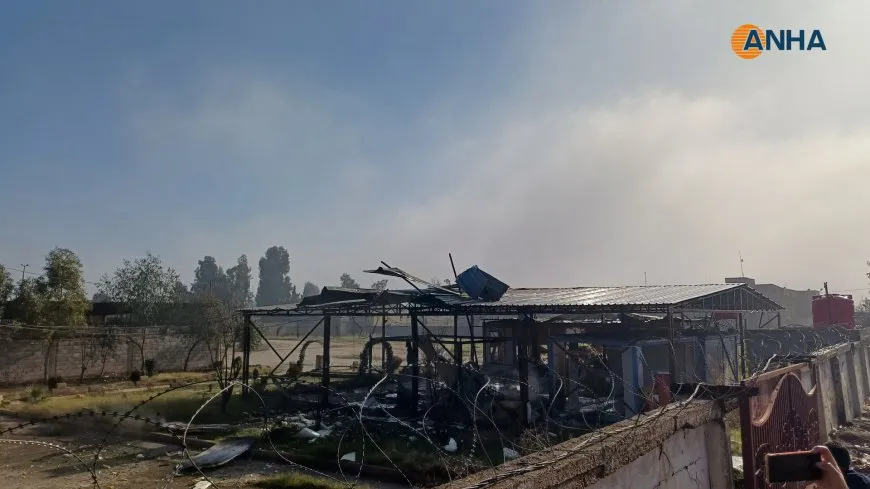 Artêşa Tirk li Qamişlo avahiyek topbaran kir