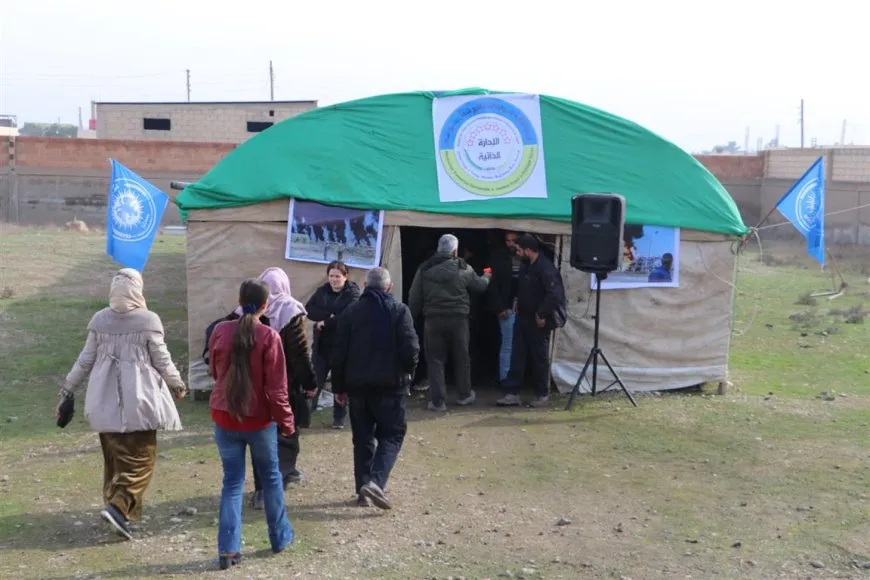 Şêniyên Hesekê soza parastina saziyên xwe da