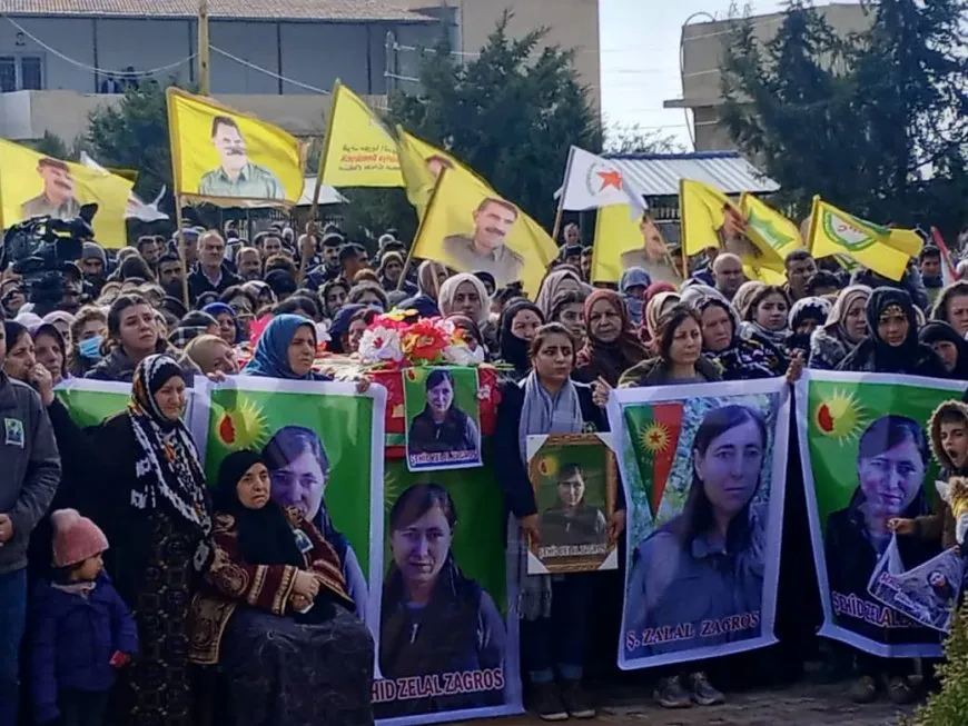 Şehîd Zelal Zagros li Hesekê tê oxirkirina