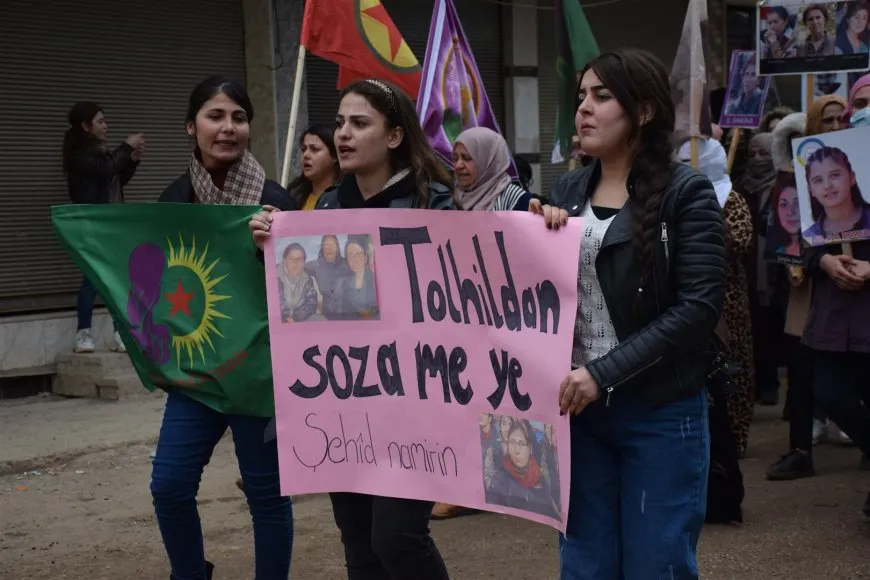 Şênî û ciwanên Dirbêsiyê qetilkirina şehîd Zelal Zagros şermezar kir