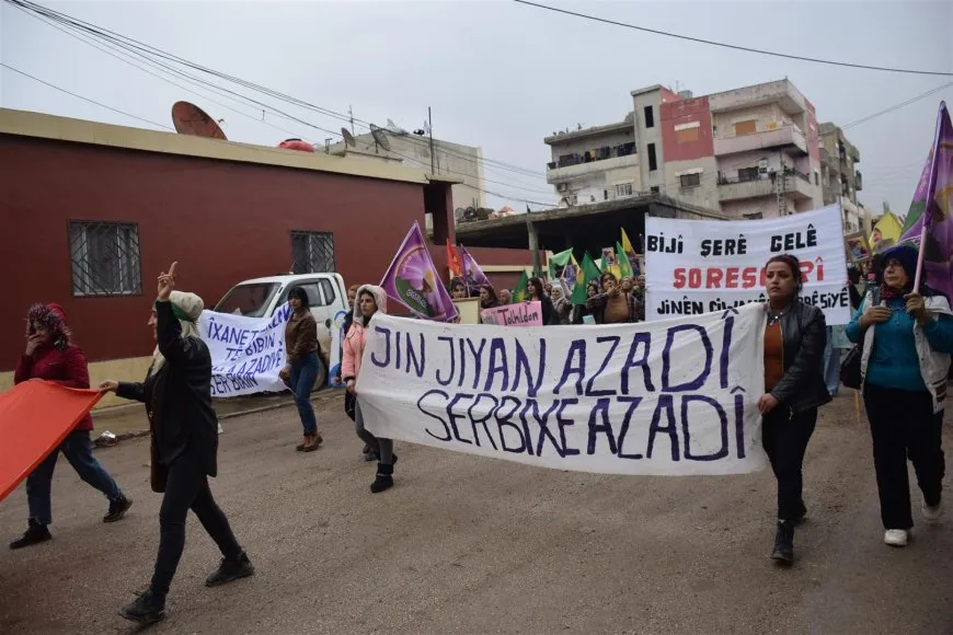 Şênî û ciwanên Dirbêsiyê qetilkirina şehîd Zelal Zagros şermezar kir