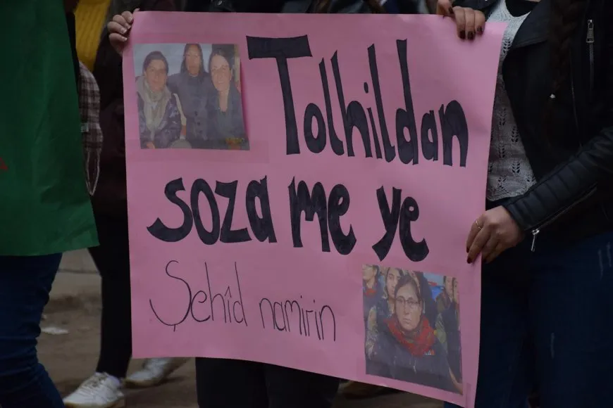 Şênî û ciwanên Dirbêsiyê qetilkirina şehîd Zelal Zagros şermezar kir