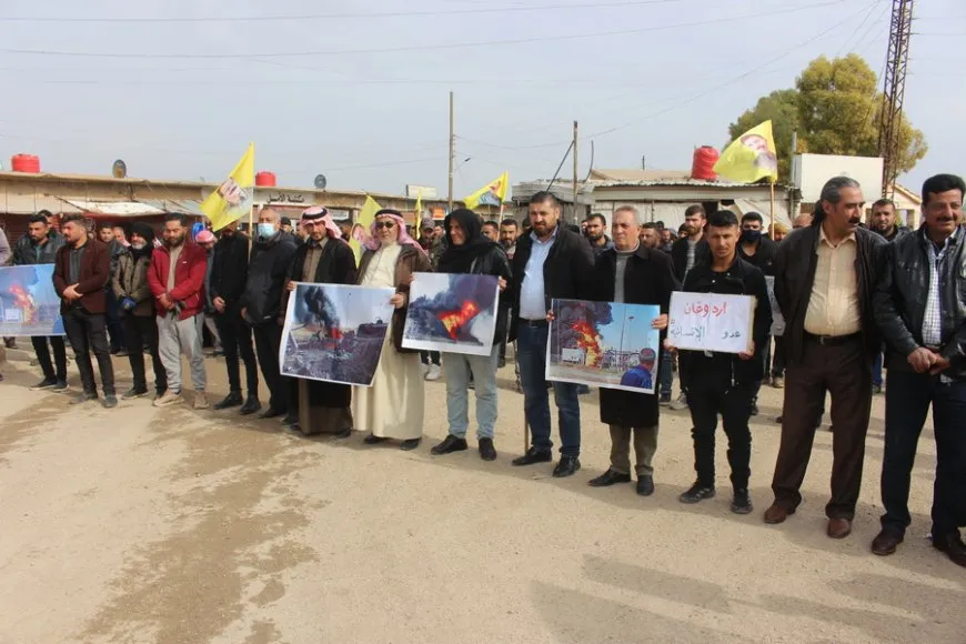 Li Dêrazor û Til Birakê êrişên dewleta Tirk hatin şermezarkirin