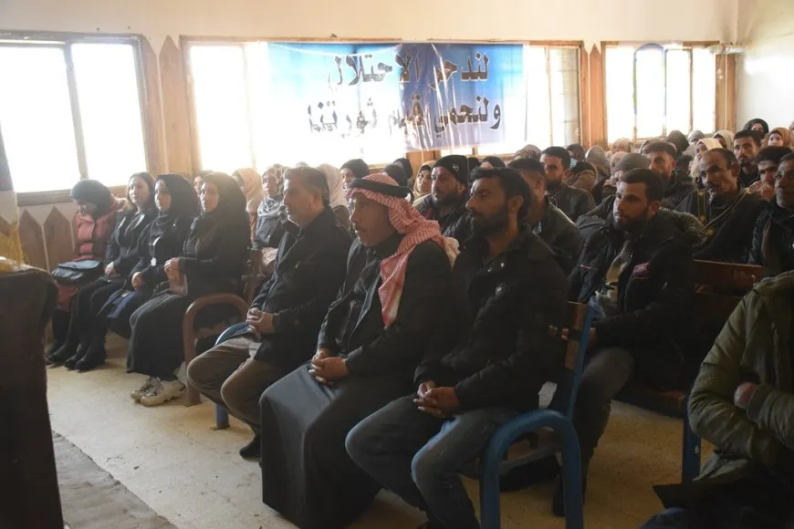 Partiya Sûriya Pêşerojê bi şêniyên Şedadê re civiya
