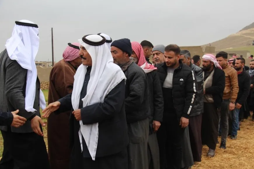 Xelkê Minbicê sersaxî ji malbata şehîd Ciwan re xwest