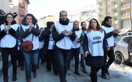 Meşvanên ‘Meşa Mezin a Azadiyê’ li Şemzînanê ne