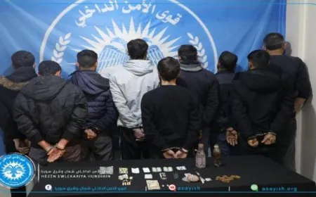 Li Qamişloyê 9 bazirganên hişbirê hatin destgîrkirin