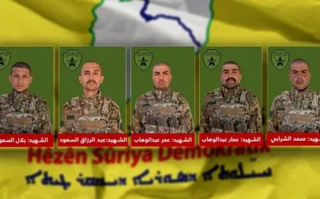 QSD`ê nasnameya 5 şehîdên êrişa li Dêrazorê aşkera kir