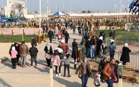Li Qamişlo xelk li park û qadan e
