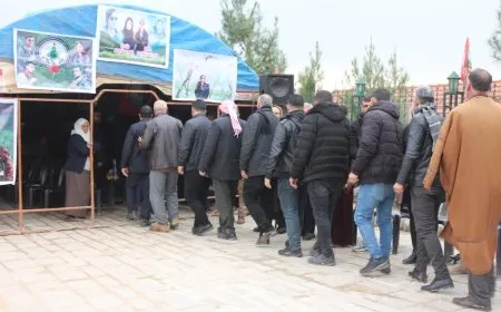 Li Kobanê ji bo şehîd Sorxwîn û Azadî konê sersaxiyê hat vedan