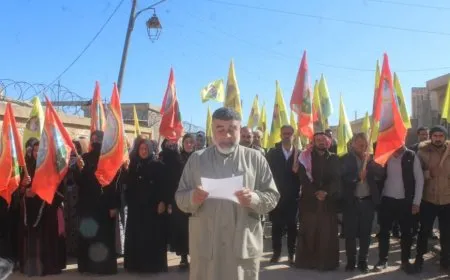 Malbatên şehîdan li hember êrişan banga hevgirtinê kir