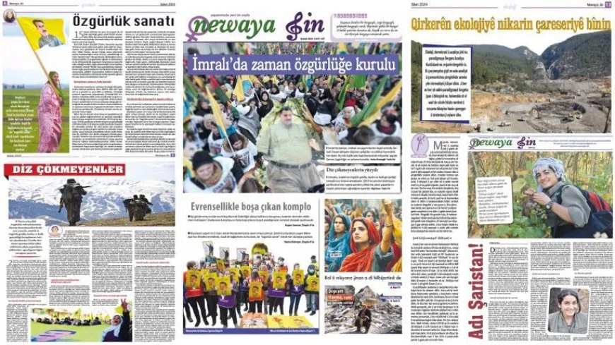 Hejmara Sibatê ya Rojnameya Newaya Jin derket