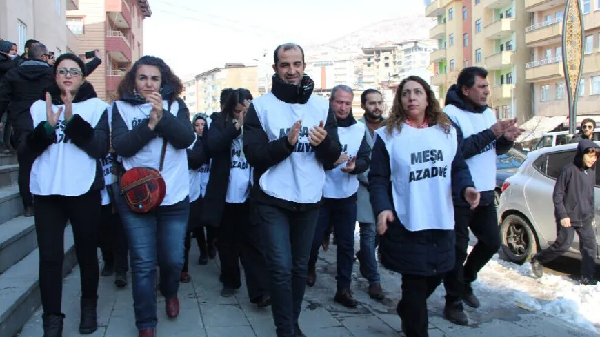 Meşvanên ‘Meşa Mezin a Azadiyê’ li Şemzînanê ne