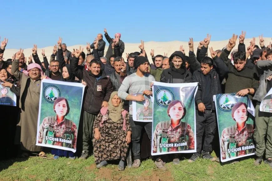 Sersaxî ji malbata şehîd Çîçek Kobanê re hat xwestin