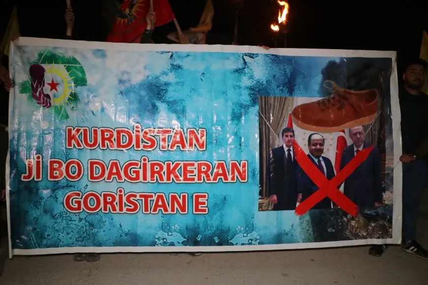 Ciwanên Helebê bi meşekê piştgirî da HRE'yê