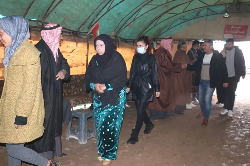 Xelkê Til Birakê sersaxî da malbata şehîd Ebduselam El Ehmed