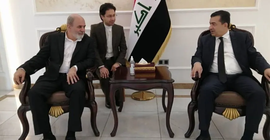 Sekreterê giştî yê Meclisa Ewlehiya Neteweyî ya Îranê li Iraqê ye