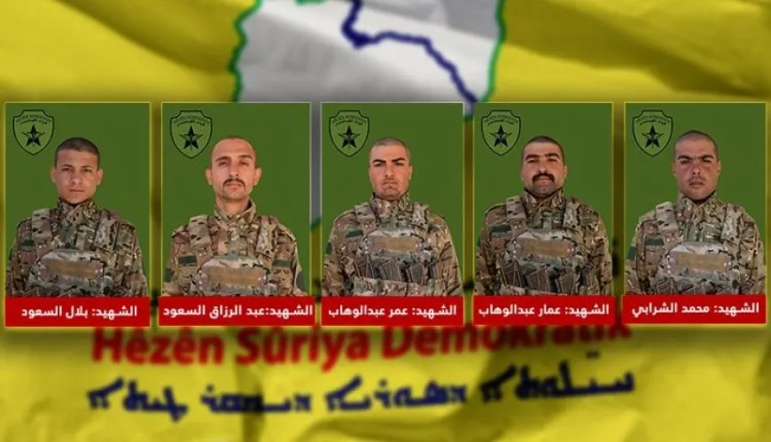 QSD`ê nasnameya 5 şehîdên êrişa li Dêrazorê aşkera kir