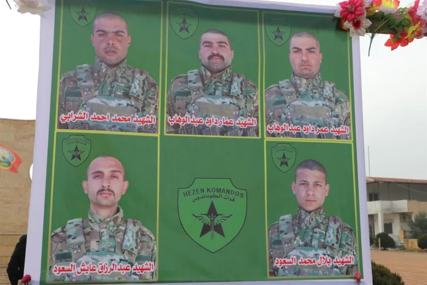 Şêniyên Hesekê 5 şehîdên Hesekê oxir kirin