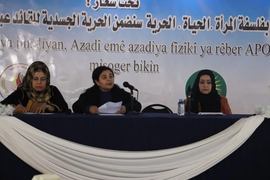 Di konferansa Azadiya Rêber Ocalan de komploya navneteweyî hat nîqaşkirin
