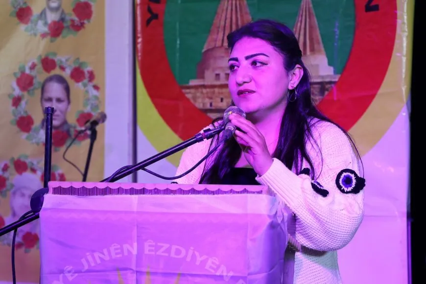 Êzidiyên Efrînê bi boneya Cejna Bêxwîn şahiyek li dar xist