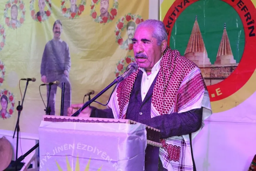 Êzidiyên Efrînê bi boneya Cejna Bêxwîn şahiyek li dar xist