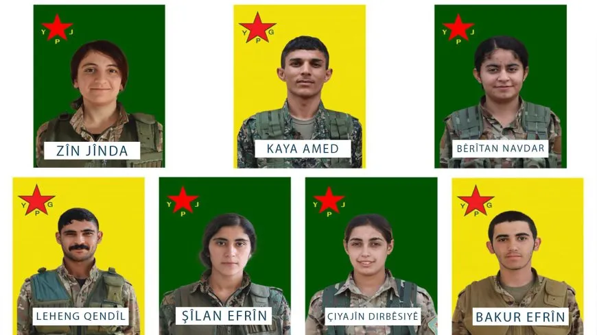 Nasnameyên 7 şehîdan hatin aşkerakirin