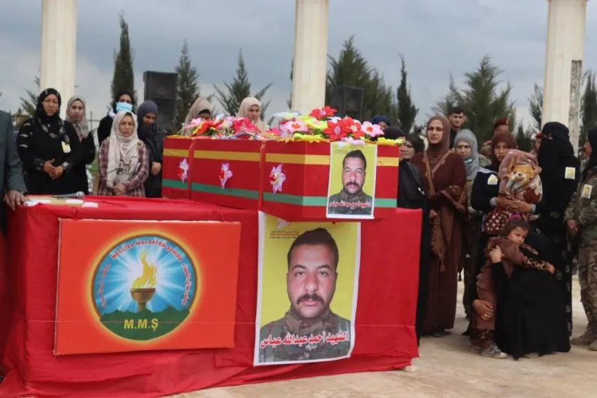 Şervanê QSD`ê şehîd Ehmed El Ebbas hate oxirkirin