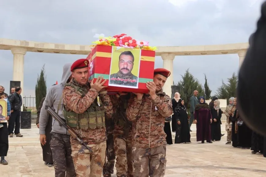 Şervanê QSD`ê şehîd Ehmed El Ebbas hate oxirkirin