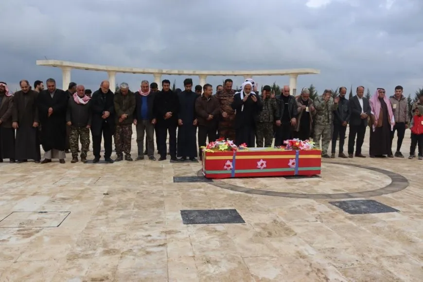 Şervanê QSD`ê şehîd Ehmed El Ebbas hate oxirkirin