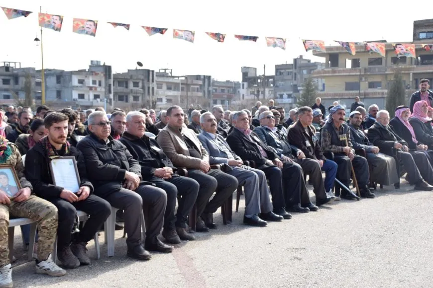  Xelkê Dêrikê sersaxî da malbata şehîd Zîn Jînda