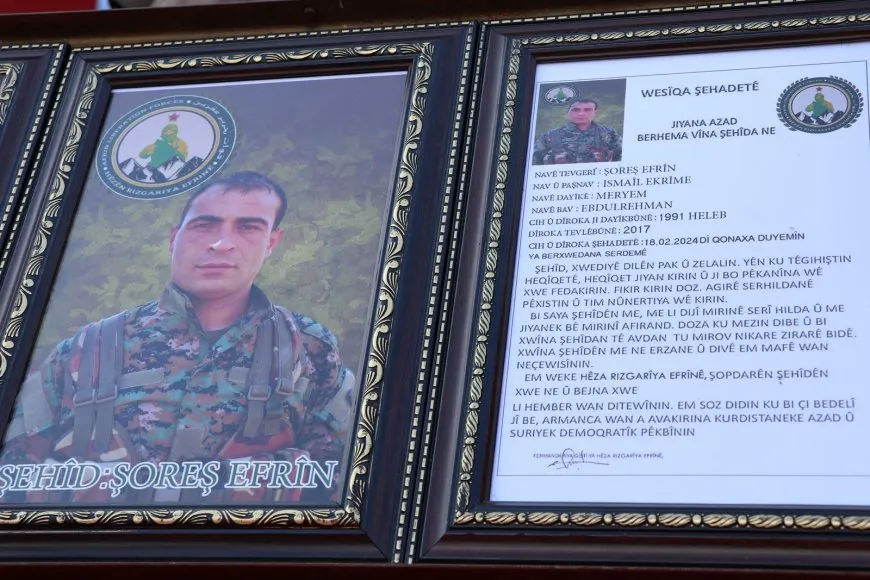 Şehîd Şoreş Efrîn û Şîlan Efrîn li Şehbayê hatin oxirkirin