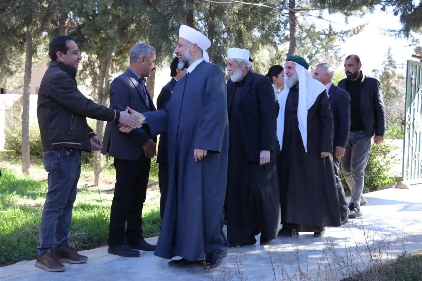 Şêx Murşid Maşûq El Xeznewî serdana Mala Êzidiyan kir