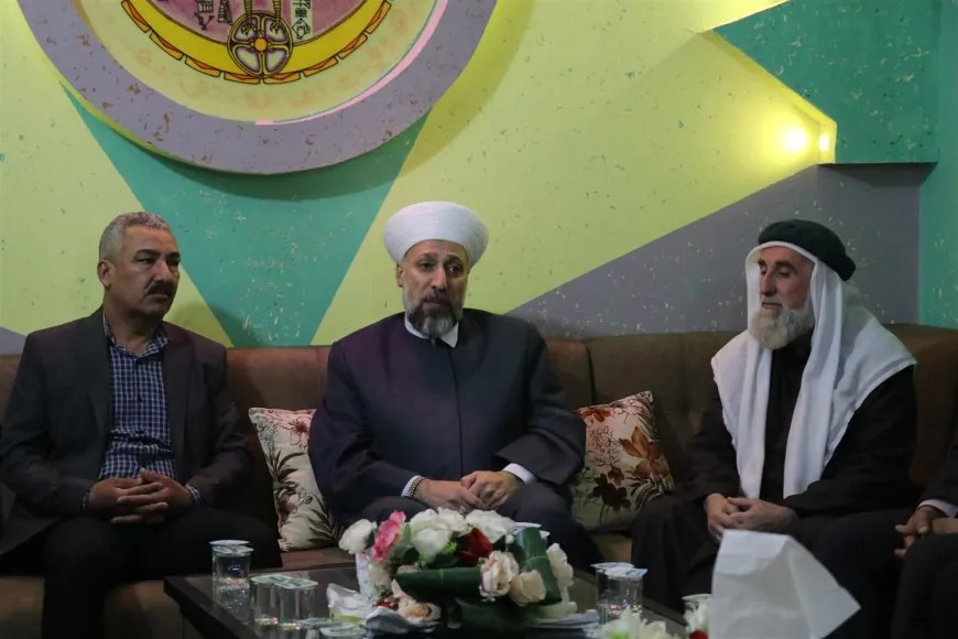Şêx Murşid Maşûq El Xeznewî serdana Mala Êzidiyan kir