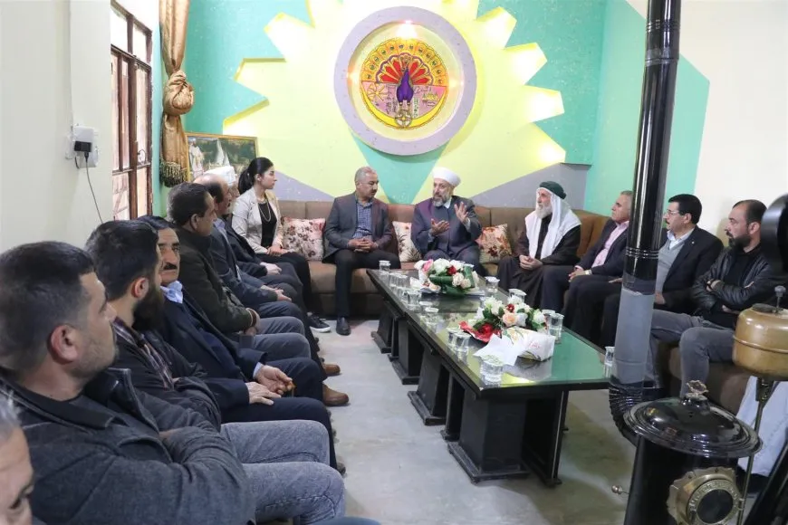 Şêx Murşid Maşûq El Xeznewî serdana Mala Êzidiyan kir