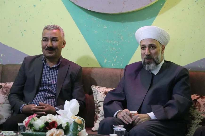 Şêx Murşid Maşûq El Xeznewî serdana Mala Êzidiyan kir