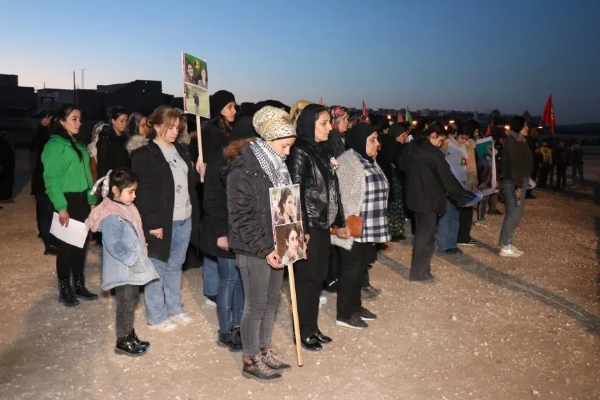 Yekitiya Jinên Ciwan a Helebê şehîd Sara û Bîşeng bi bîr anîn