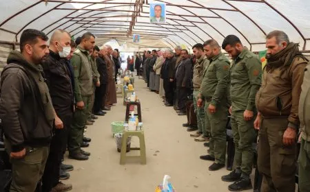 Şêniyên Qamişlo sersaxî da malbata şehîd Ferhan Hacî