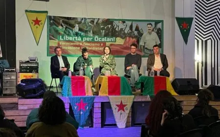 Şandeya Rojava li Îtalyayê hate pêşwazîkirin
