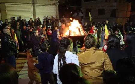 Li Qamişlo û Dêrikê pîrozbahiyên Newrozê