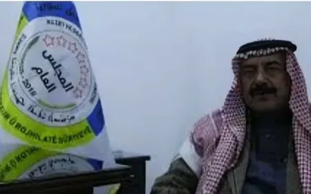 Rêveberiya Xweser ji bo wefata Etiye El Hiwêdî sersaxî da