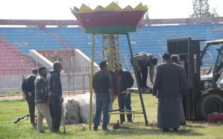 Qada Newrozê ya li Reqayê hat xemilandin