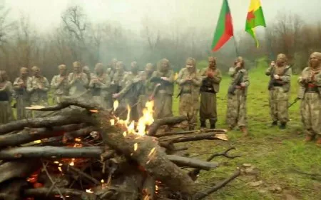 Li çiyayên Kurdistanê şahiya Newrozê