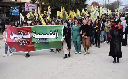 Xelkê Sirînê ji bo Rêber Abdullah Ocalan meşiyan