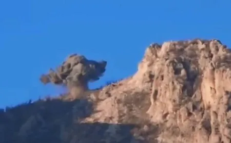 Balefiran gundekî Amêdiyê bombebaran kir