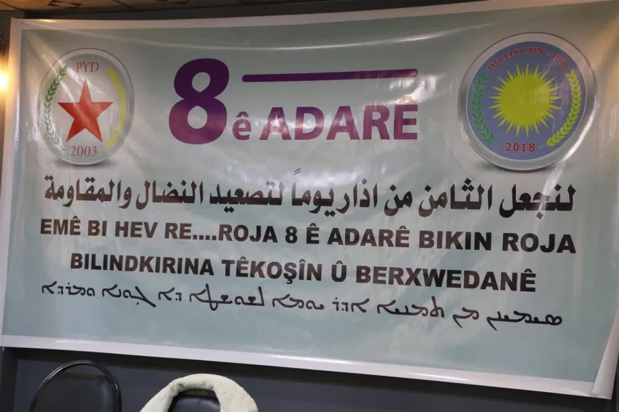 Di çalakiyên 8`ê Adarê de banga mezinkirina têkoşînê hate kirin